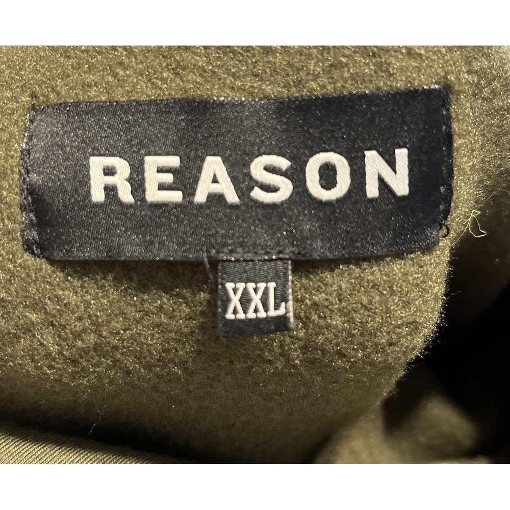 Reason Hoodie Mens 2XL Green Pablo Escobar Graphic Pullover Fleece Sweatshirt - Picture 5 of 8